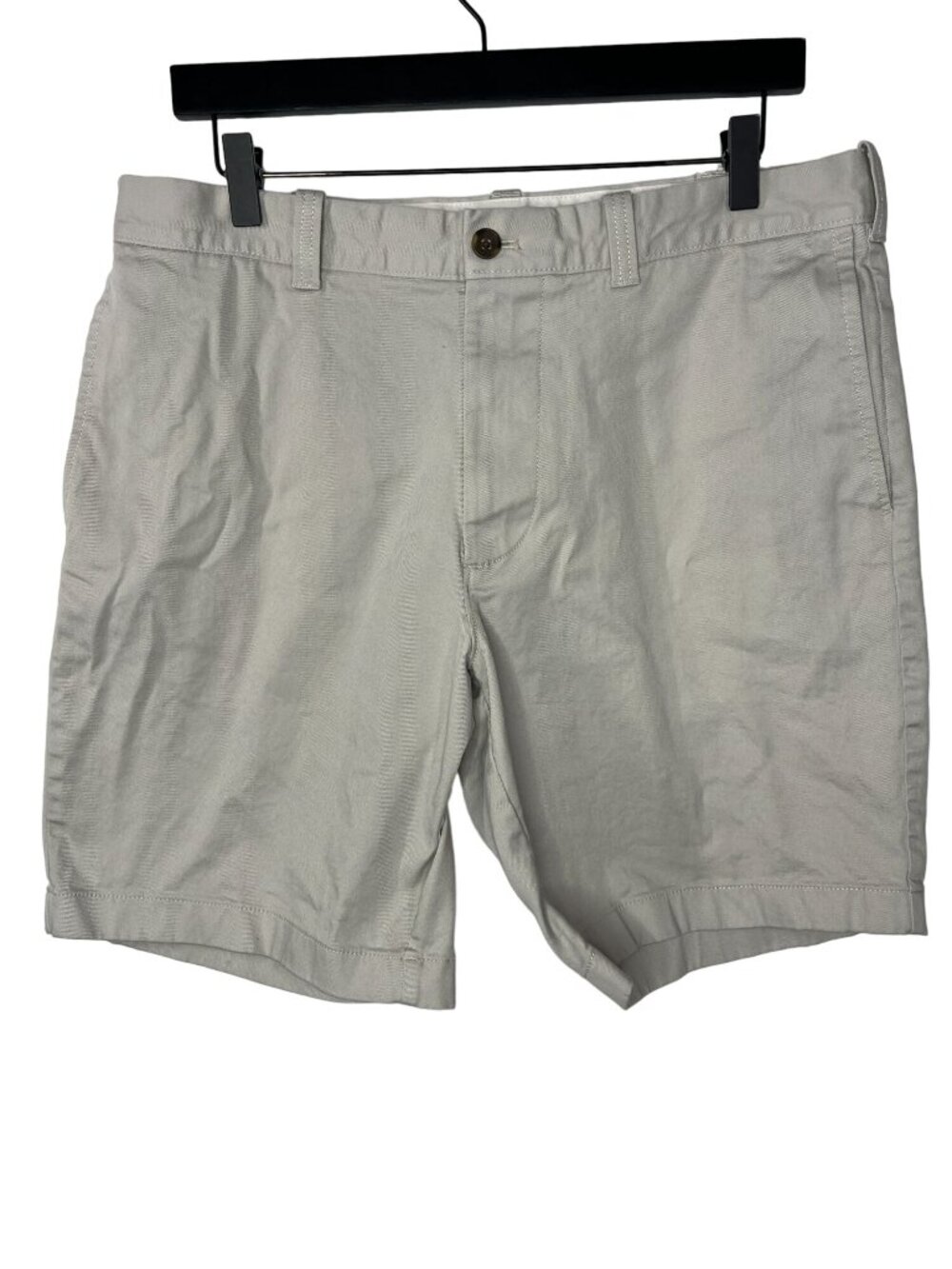 J Crew Mercantile Mens Chino Shorts 35 Beige Flex Stretch Golf Casual